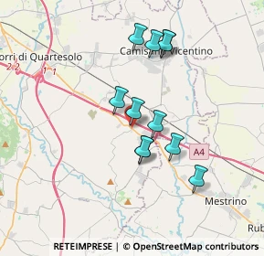 Mappa Via M. Bettinardi, 36040 Grisignano di Zocco VI, Italia (2.98091)