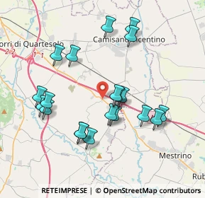 Mappa Via M. Bettinardi, 36040 Grisignano di Zocco VI, Italia (3.6895)