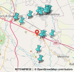 Mappa Via M. Bettinardi, 36040 Grisignano di Zocco VI, Italia (4.2925)