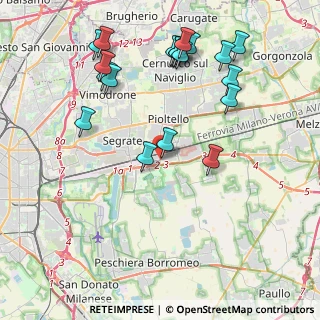 Mappa Via Dante Alighieri, 20096 Pioltello MI, Italia (4.61211)