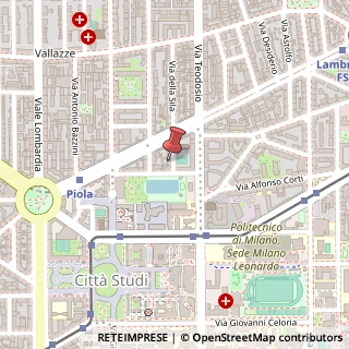 Mappa Via Fratelli Fossati, 3, 20154 Milano, Milano (Lombardia)