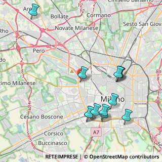 Mappa Viale Paolo Onorato Vigliani, 20148 Milano MI, Italia (4.46167)