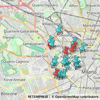 Mappa Viale Paolo Onorato Vigliani, 20148 Milano MI, Italia (1.949)