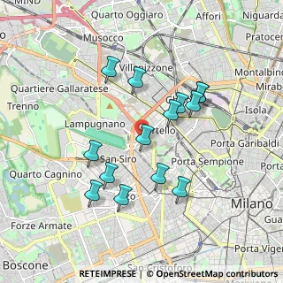 Mappa Viale Paolo Onorato Vigliani, 20148 Milano MI, Italia (1.67857)