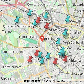 Mappa Viale Paolo Onorato Vigliani, 20148 Milano MI, Italia (2.316)