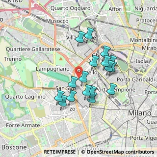 Mappa Viale Paolo Onorato Vigliani, 20148 Milano MI, Italia (1.50529)