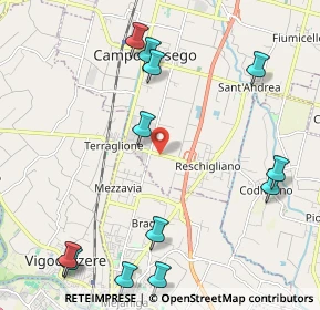 Mappa Via Pontarola, 35011 Campodarsego PD, Italia (2.67583)