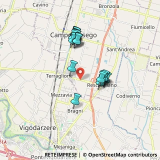 Mappa Via Pontarola, 35011 Campodarsego PD, Italia (1.5955)