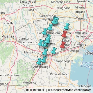 Mappa Via Pontarola, 35011 Campodarsego PD, Italia (9.90588)