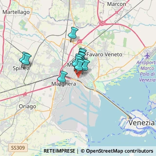Mappa Via Linghindal, 30172 Venezia VE, Italia (2.22833)