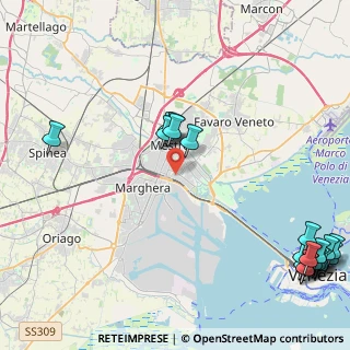 Mappa Via Linghindal, 30172 Venezia VE, Italia (6.447)