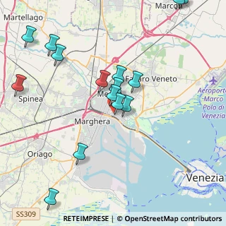 Mappa Via Linghindal, 30172 Venezia VE, Italia (4.56467)