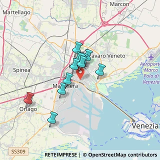 Mappa Via Linghindal, 30172 Venezia VE, Italia (2.42083)