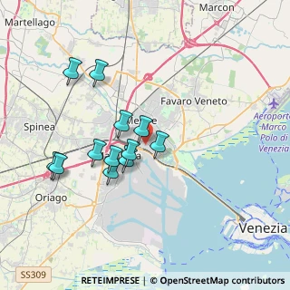 Mappa Via Linghindal, 30172 Venezia VE, Italia (3.205)