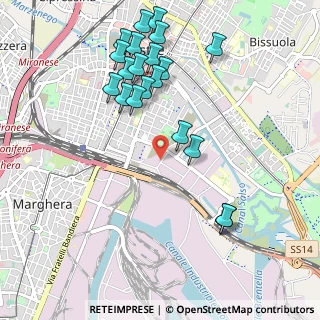 Mappa Via Linghindal, 30172 Venezia VE, Italia (1.0935)