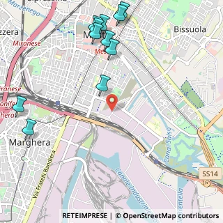 Mappa Via Linghindal, 30172 Venezia VE, Italia (1.36727)