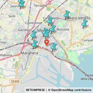 Mappa Via Linghindal, 30172 Venezia VE, Italia (2.14)