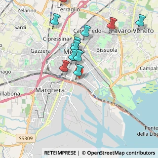 Mappa Via Linghindal, 30172 Venezia VE, Italia (1.93083)