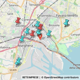 Mappa Via Linghindal, 30172 Venezia VE, Italia (1.92692)