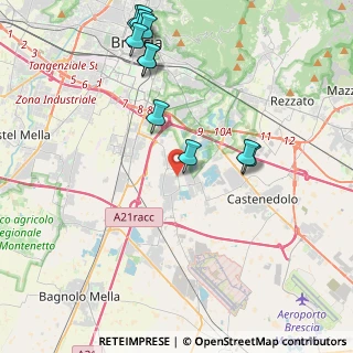 Mappa Via N. Bixio, 25010 Borgosatollo BS, Italia (4.76545)