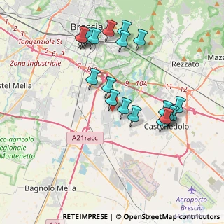 Mappa Via N. Bixio, 25010 Borgosatollo BS, Italia (3.943)