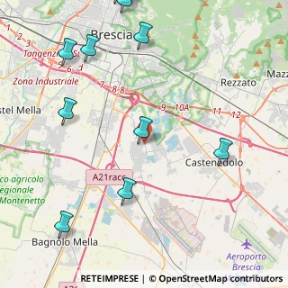 Mappa Via N. Bixio, 25010 Borgosatollo BS, Italia (6.05333)