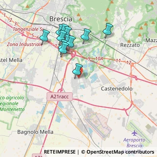 Mappa Via N. Bixio, 25010 Borgosatollo BS, Italia (3.77333)