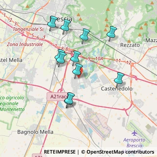 Mappa Via N. Bixio, 25010 Borgosatollo BS, Italia (3.48)