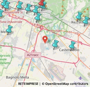 Mappa Via N. Bixio, 25010 Borgosatollo BS, Italia (6.305)