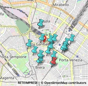 Mappa Viale Monte Grappa, 20124 Milano MI, Italia (0.763)