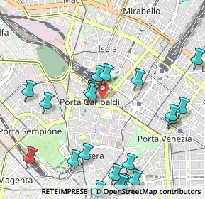 Mappa Viale Monte Grappa, 20124 Milano MI, Italia (1.286)