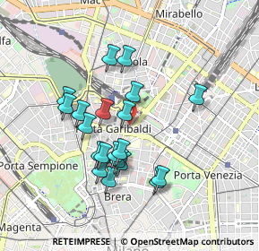 Mappa Viale Monte Grappa, 20100 Milano MI, Italia (0.796)