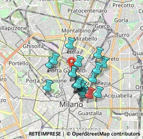 Mappa Viale Monte Grappa, 20124 Milano MI, Italia (1.345)