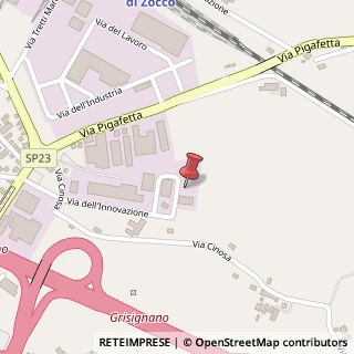 Mappa Via dell'Innovazione, 22, 36040 Grisignano di Zocco, Vicenza (Veneto)