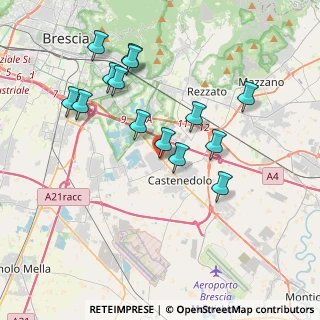 Mappa Via Martorello, 25014 Castenedolo BS, Italia (3.69)