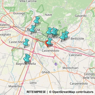 Mappa Via Martorello, 25014 Castenedolo BS, Italia (6.25818)