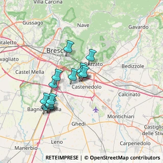 Mappa Via Martorello, 25014 Castenedolo BS, Italia (6.07214)