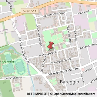 Mappa Via Girotti Filippo, 14, 20010 Bareggio, Milano (Lombardia)