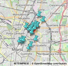 Mappa Piazzale Bacone, 20159 Milano MI, Italia (1.129)