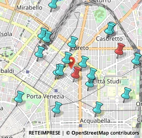 Mappa Piazzale Bacone, 20159 Milano MI, Italia (1.0145)