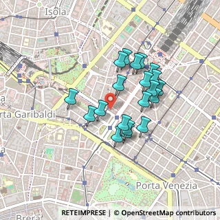 Mappa Via Antonio Locatelli, 20124 Milano MI, Italia (0.357)