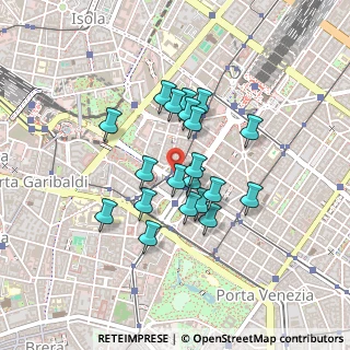 Mappa Via Antonio Locatelli, 20124 Milano MI, Italia (0.338)