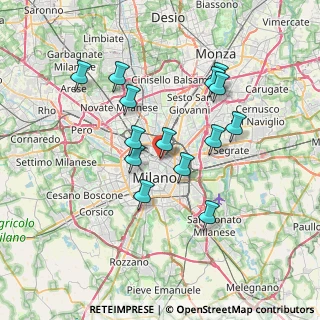 Mappa Via Antonio Locatelli, 20124 Milano MI, Italia (6.46071)