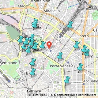 Mappa Via Antonio Locatelli, 20124 Milano MI, Italia (1.1205)