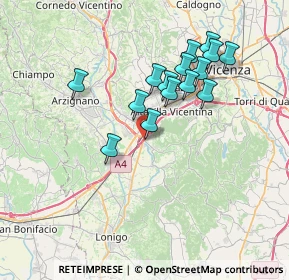 Mappa Via Orna, 36040 Brendola VI, Italia (6.44867)