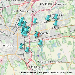 Mappa Via Trento, 20054 Segrate MI, Italia (3.8315)