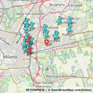 Mappa Via Trento, 20054 Segrate MI, Italia (3.7895)