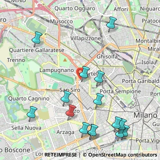 Mappa Via Francesco Albani, 20148 Milano MI, Italia (2.72067)