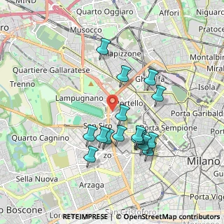 Mappa Via Francesco Albani, 20148 Milano MI, Italia (1.6675)