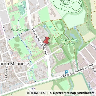 Mappa Via Giuseppe di Vittorio, 105, 20019 Settimo Milanese, Milano (Lombardia)
